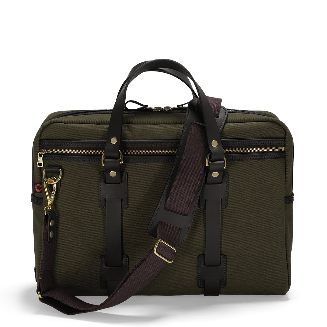CROOTS | Flight Bag British Twill Olive