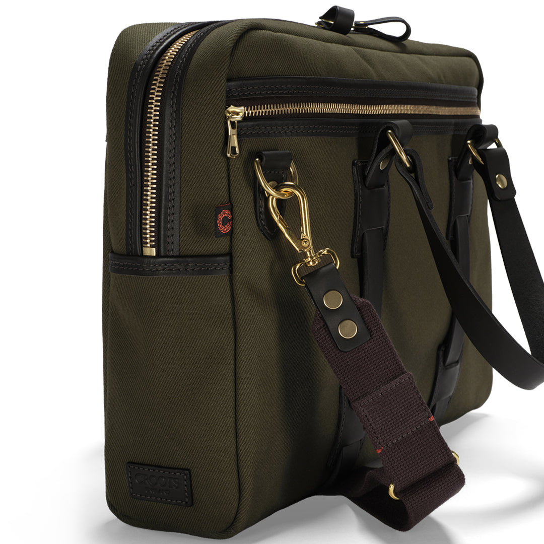 CROOTS | Flight Bag British Twill Olive