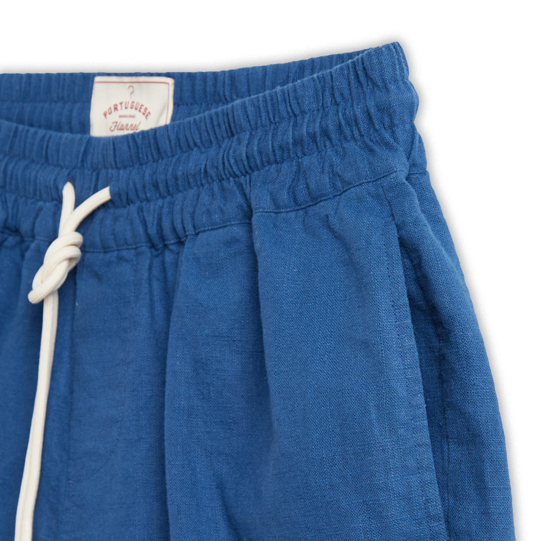 Portuguese Flannel | Emboidery Nat. Ramie Shorts