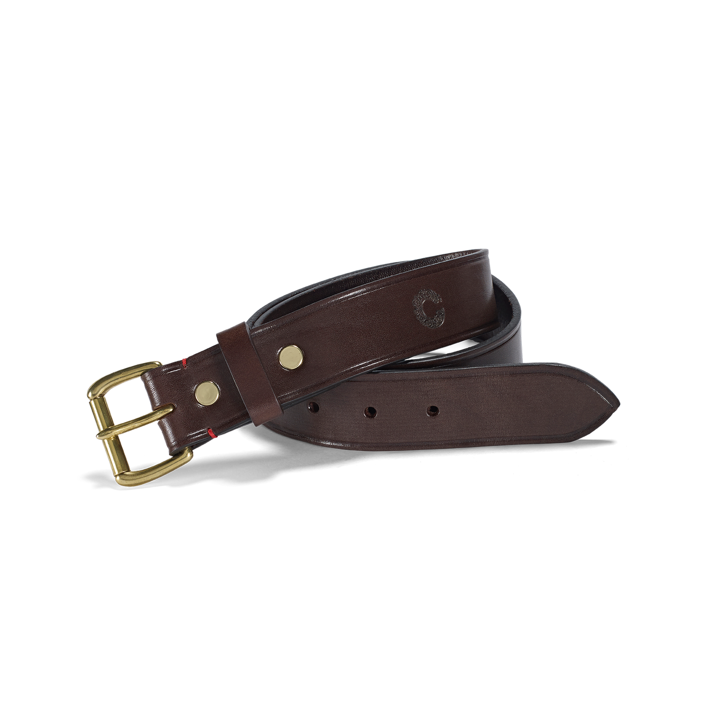 CROOTS | Rover Belt Vintage Leather Dark Brown