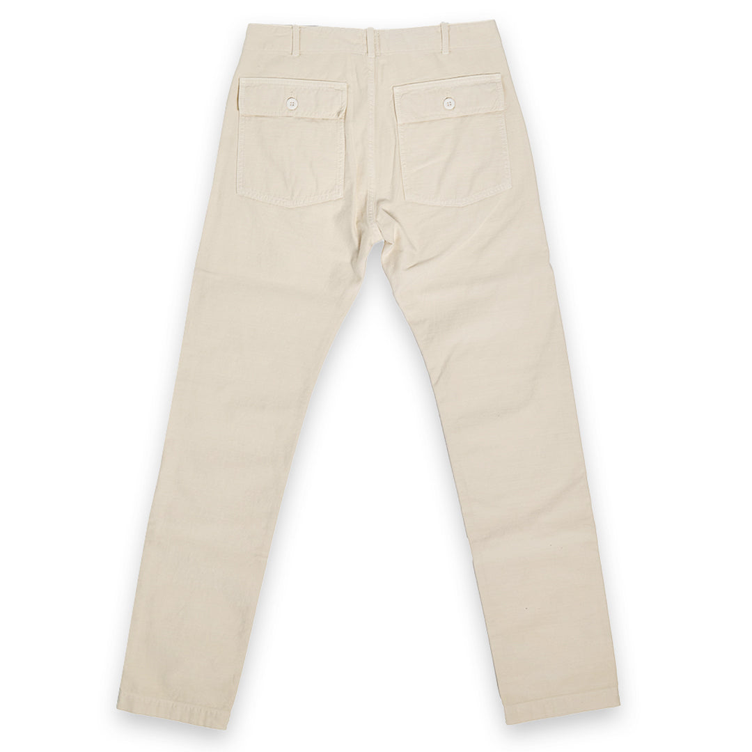 Tellason | Fatigue Pant Cotton Sateen Ecru