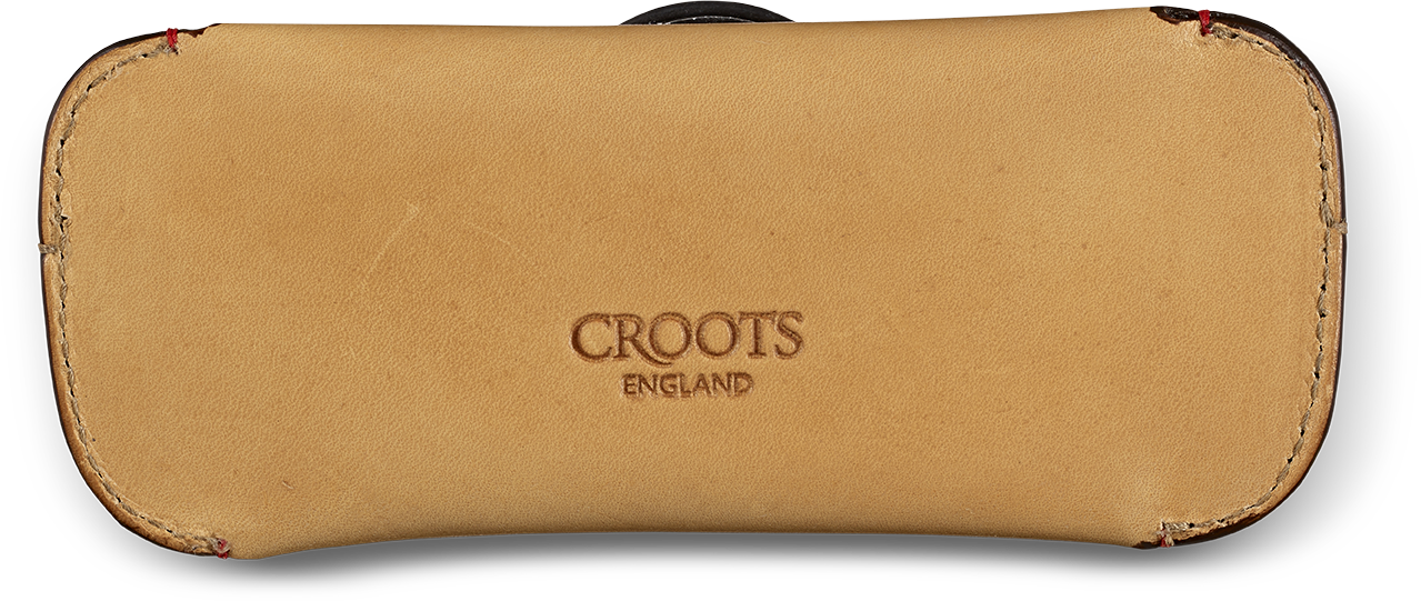 CROOTS | Glasses Case Vintage Leather Natural