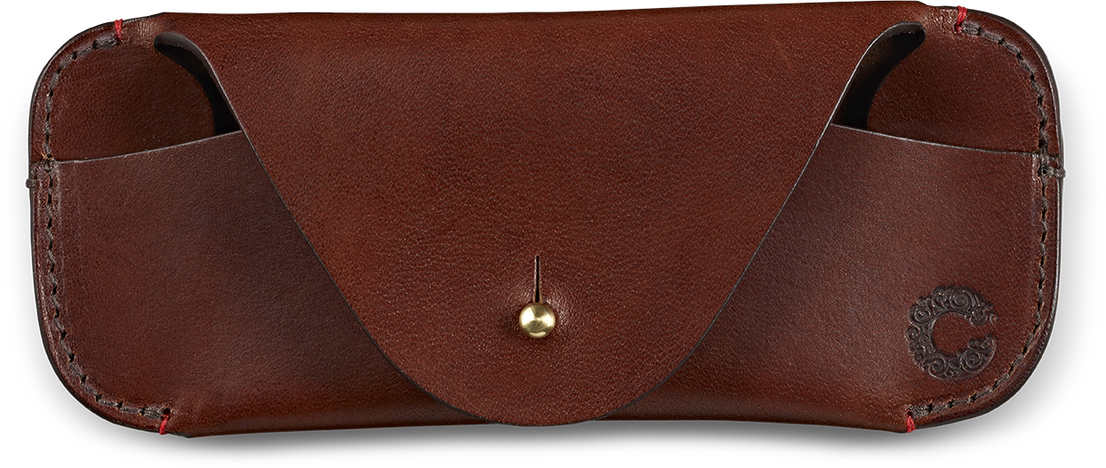 CROOTS | Glasses Case Vintage Leather Port