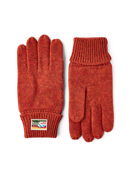 Hestra RAGGWOOL GLOVE Brick Red