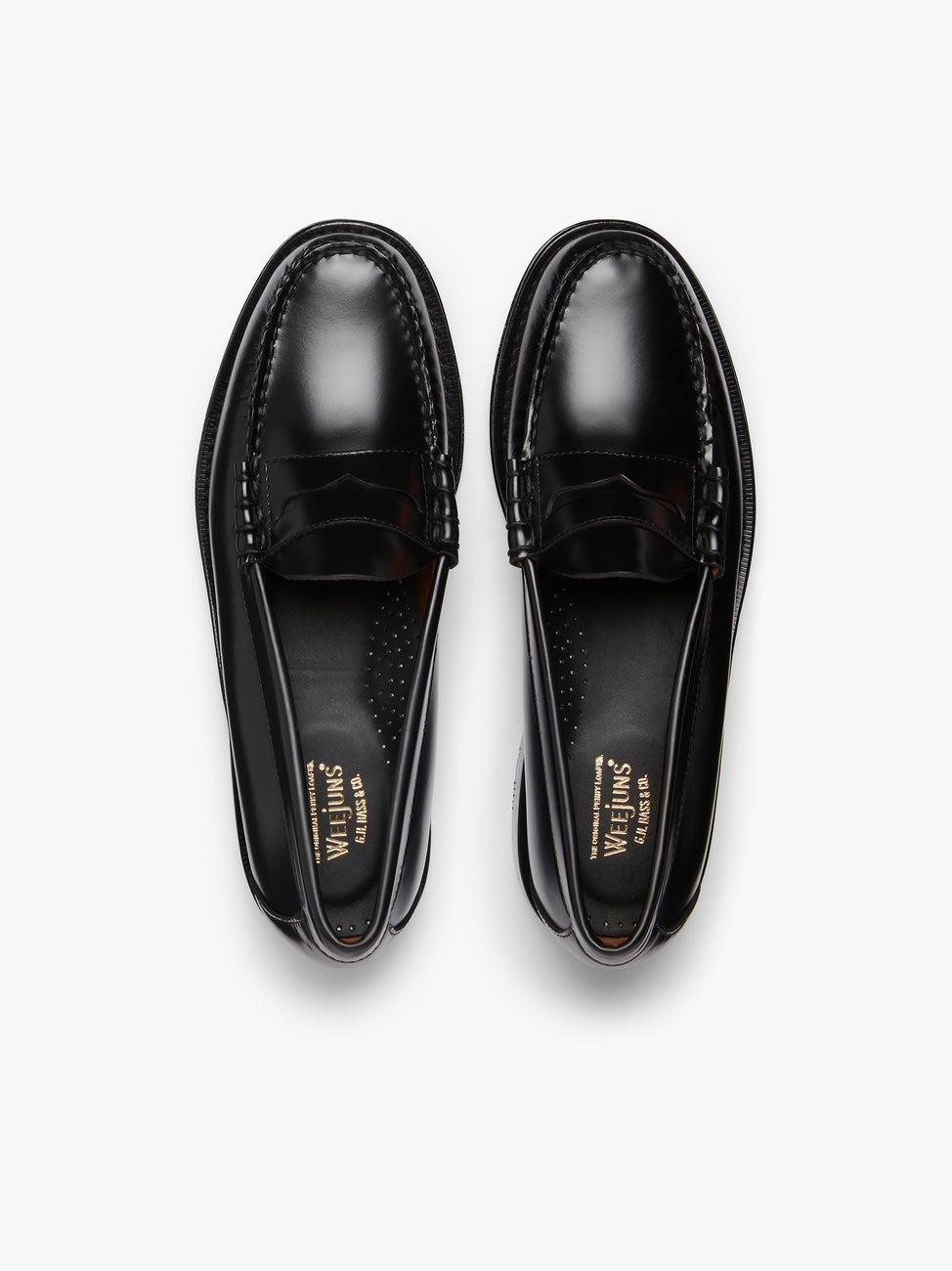 G.H.Bass Penny Loafers Black