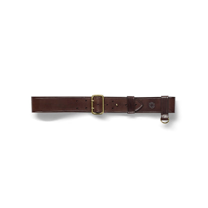 CROOTS | Sam Browne Belt Vintage Leather Dark Brown