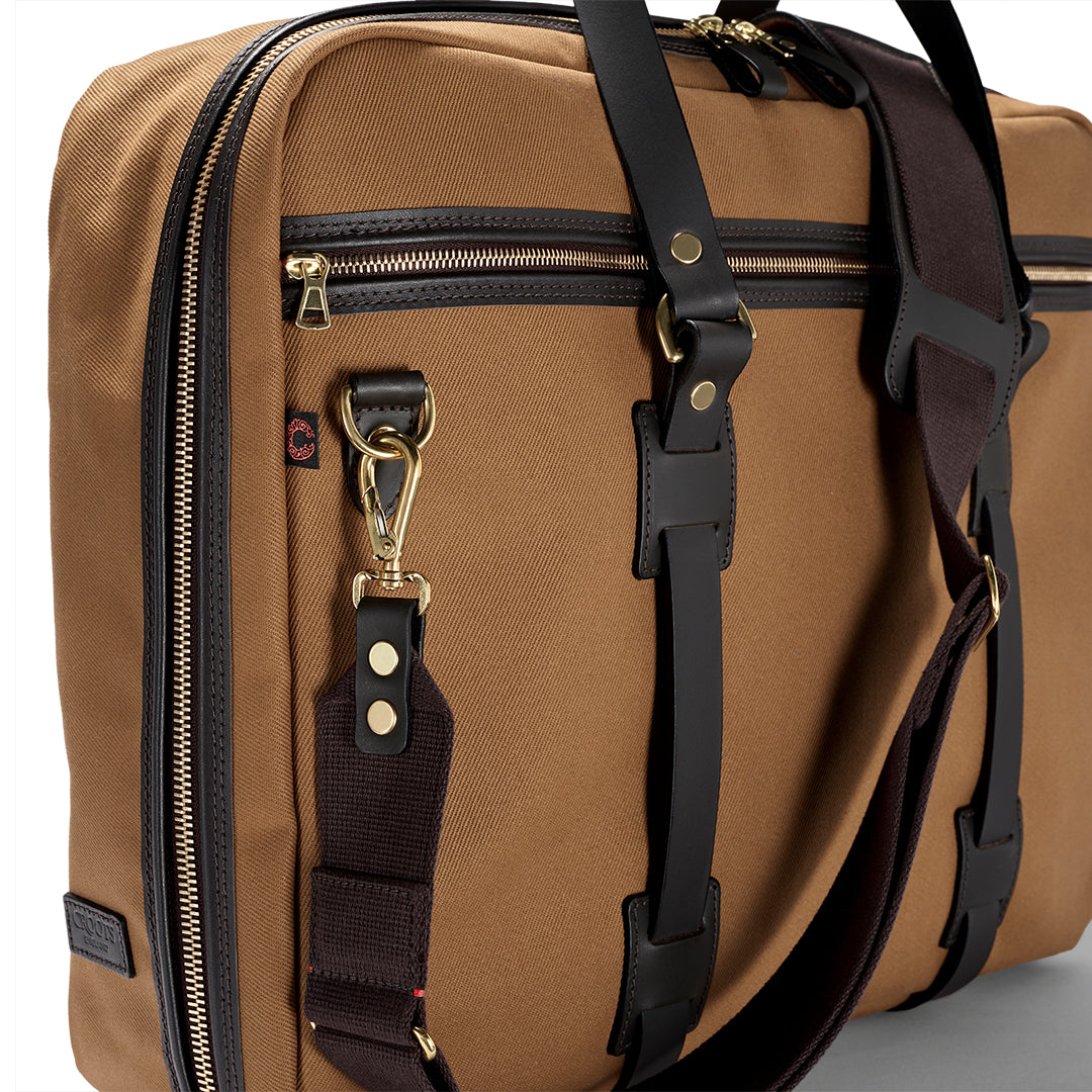 CROOTS | Laptop Bag British Twill Tan