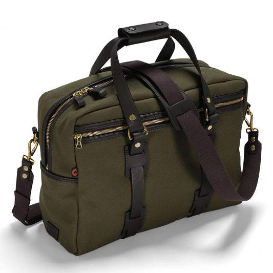 CROOTS | Traveller Bag British Twill Olive