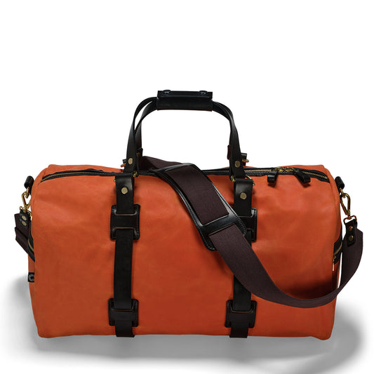 CROOTS | Duffle Holdall Vintage Canvas Orange Medium