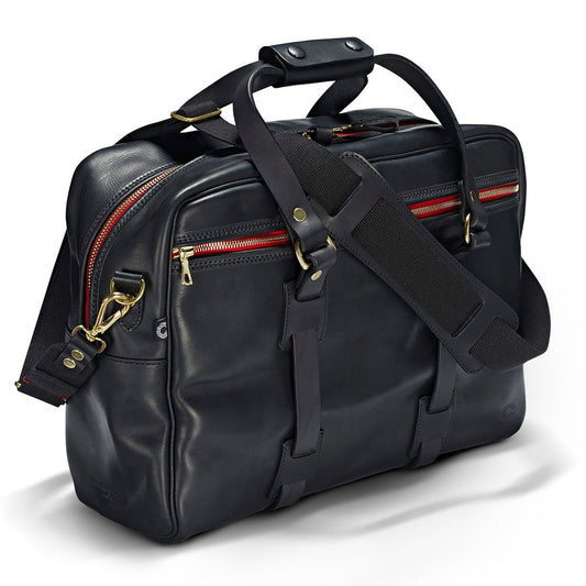 CROOTS | Laptop Bag Vintage Leather Black