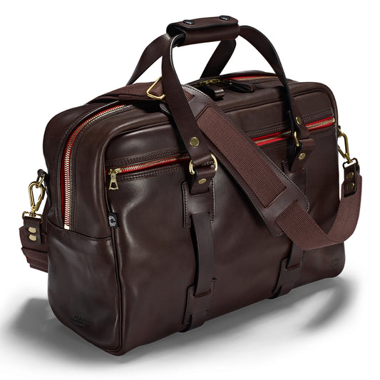 CROOTS | Traveller Bag Vintage Leather Dark Brown