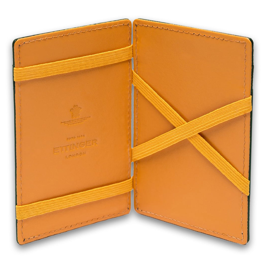 ETTINGER | Bridle Hide Collection Magic Card Wallets Forest Green