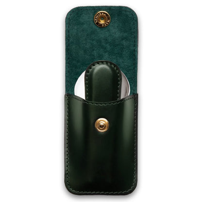 ETTINGER | Bridle Hide Leather Travel Shoe Horn Green