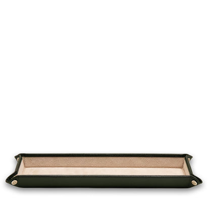 ETTINGER | Capra Ecru Oblong Valet Tray Green