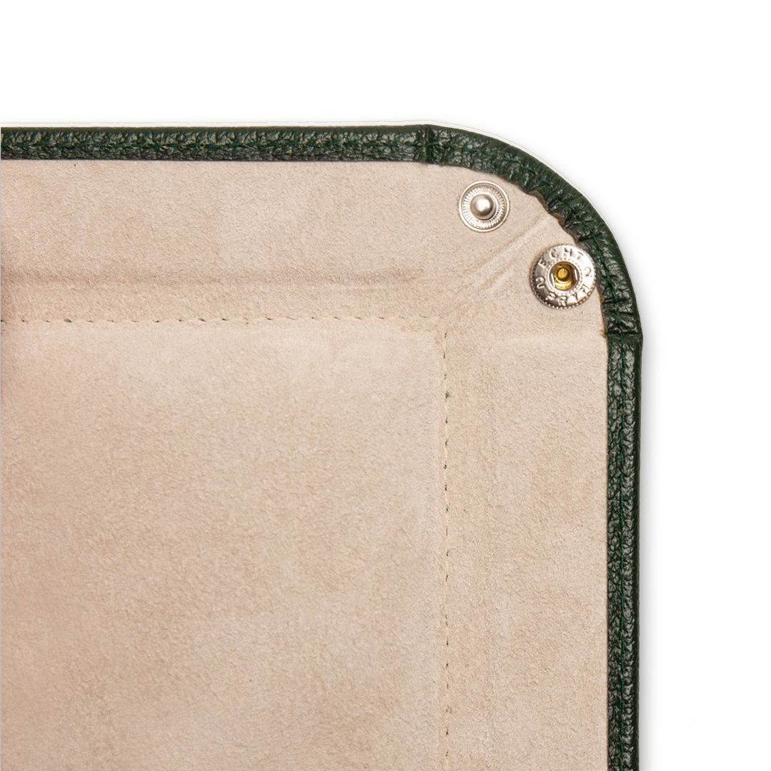 ETTINGER | Capra Ecru Oblong Valet Tray Green