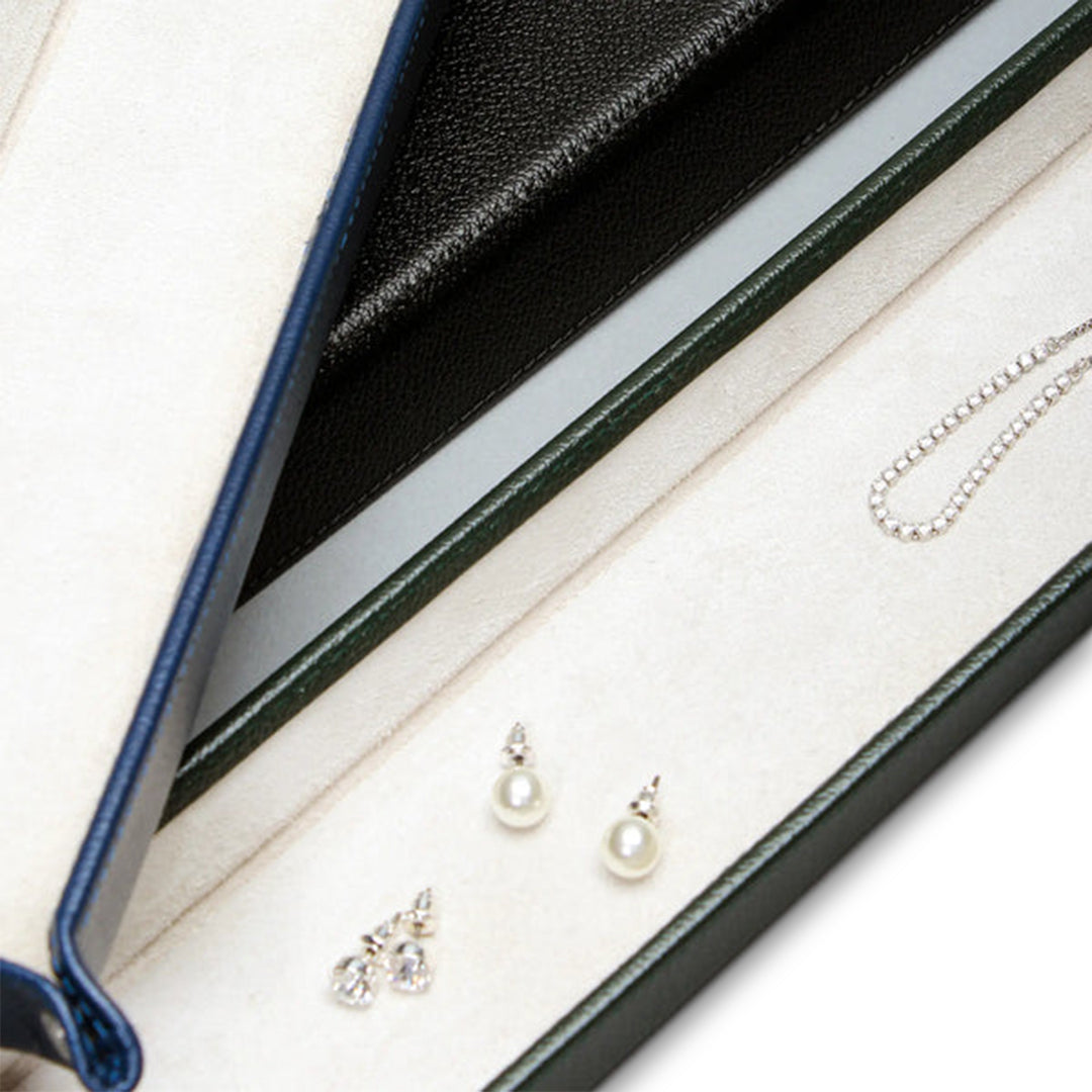 ETTINGER | Capra Ecru Oblong Valet Tray Green