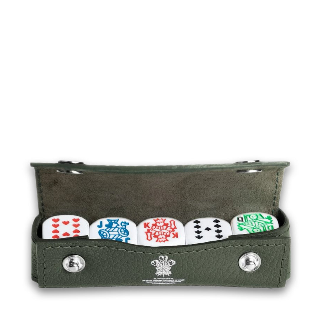 ETTINGER | Capra Poker Dice Set Forest Green