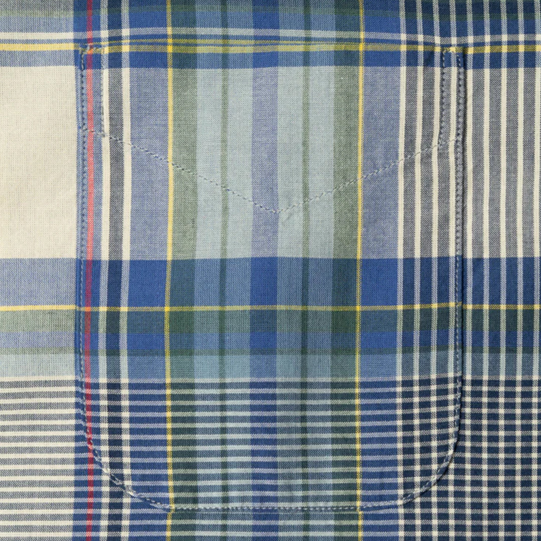GITMAN | Button Down Shirt Tan/Blue Archive Madras