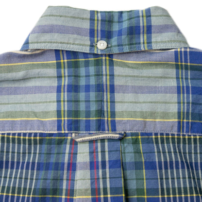 GITMAN | Button Down Shirt Tan/Blue Archive Madras