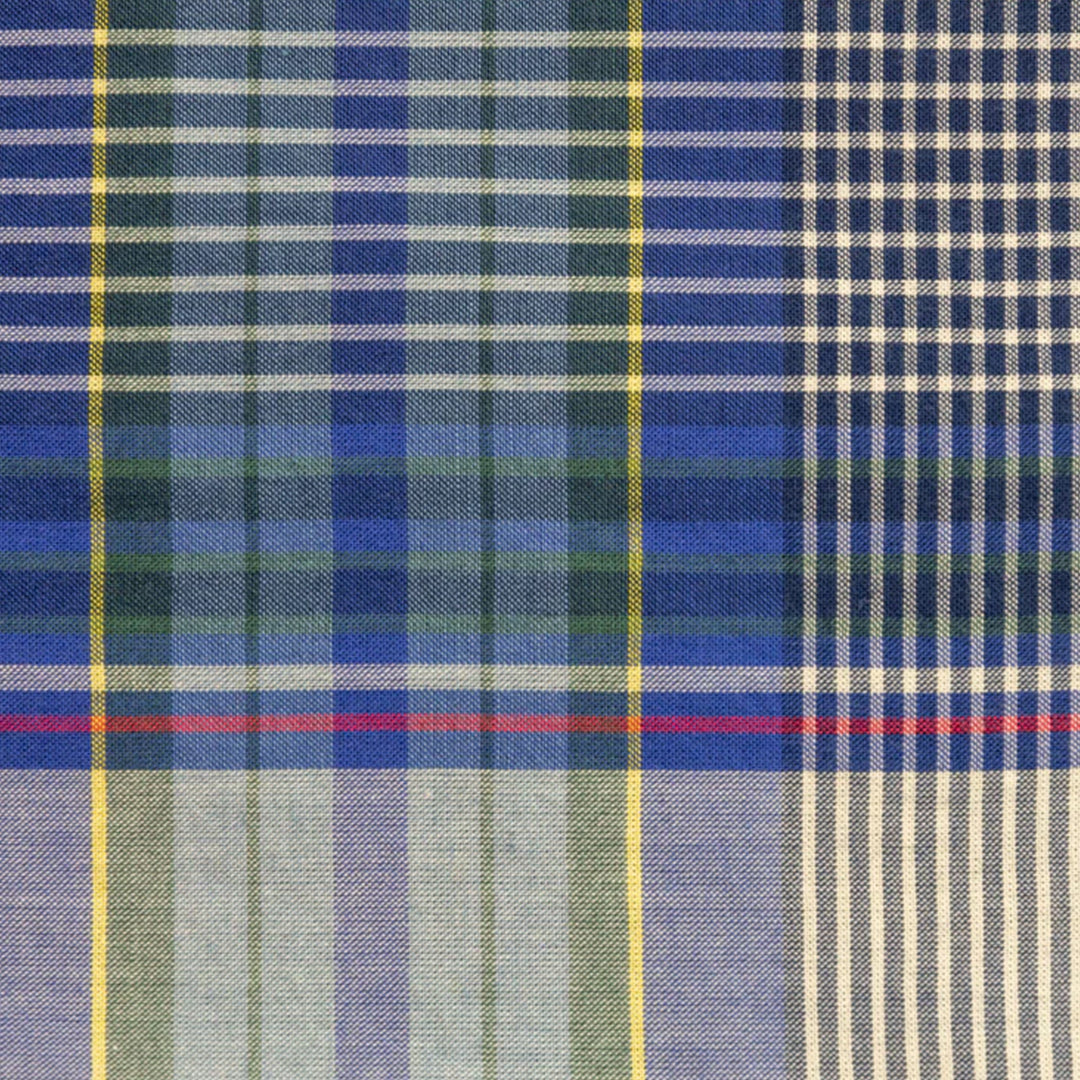 GITMAN | Button Down Shirt Tan/Blue Archive Madras