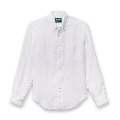 GITMAN | Button Down Shirt White Linen