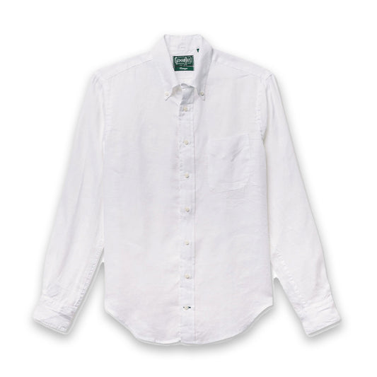 GITMAN | Button Down Shirt White Linen