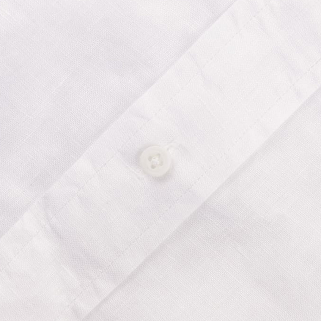 GITMAN | Button Down Shirt White Linen