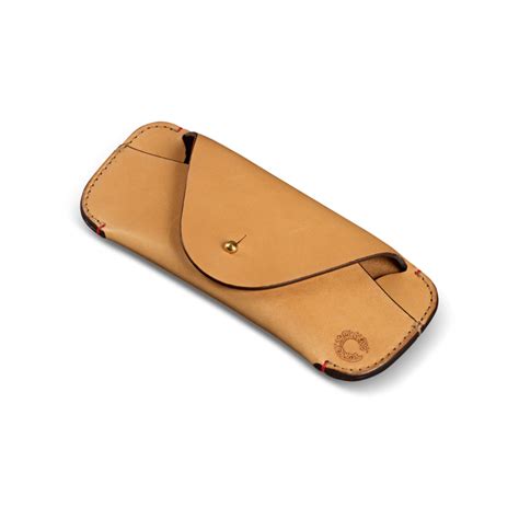 CROOTS | Glasses Case Vintage Leather Natural