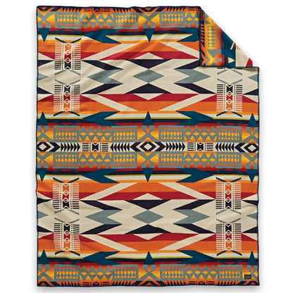 Pendleton | Jacquard Robe Blanket Fire Legend Sunset