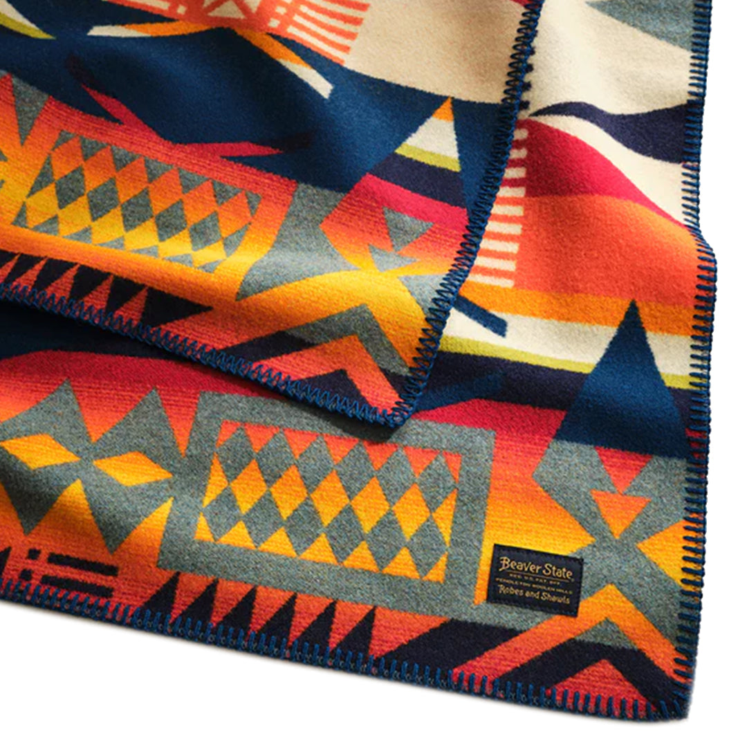 Pendleton | Jacquard Robe Blanket Fire Legend Sunset