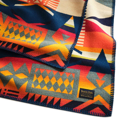 Pendleton | Jacquard Robe Blanket Fire Legend Sunset