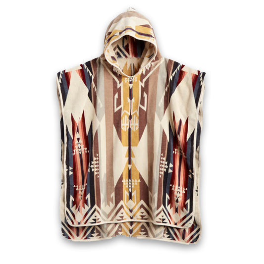 Pendleton | Twen Jacquard Hooded Towel White Sands Tan