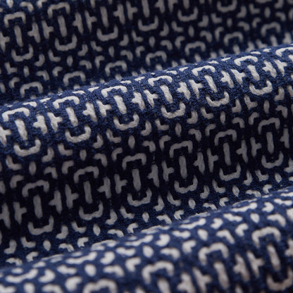 Portuguese Flannel | Abstract Tile Shirt, Blue