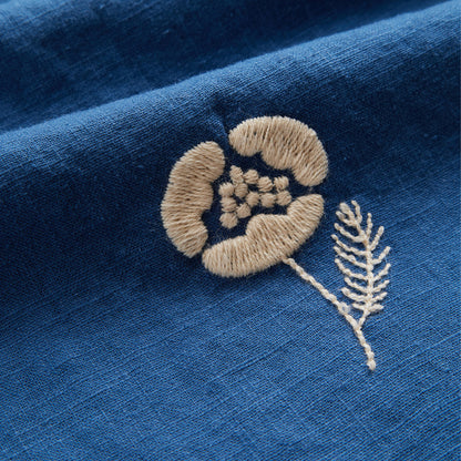 Portuguese Flannel | Emboidery Nat. Ramie Shirt