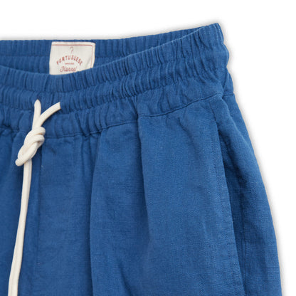 Portuguese Flannel | Emboidery Nat. Ramie Shorts