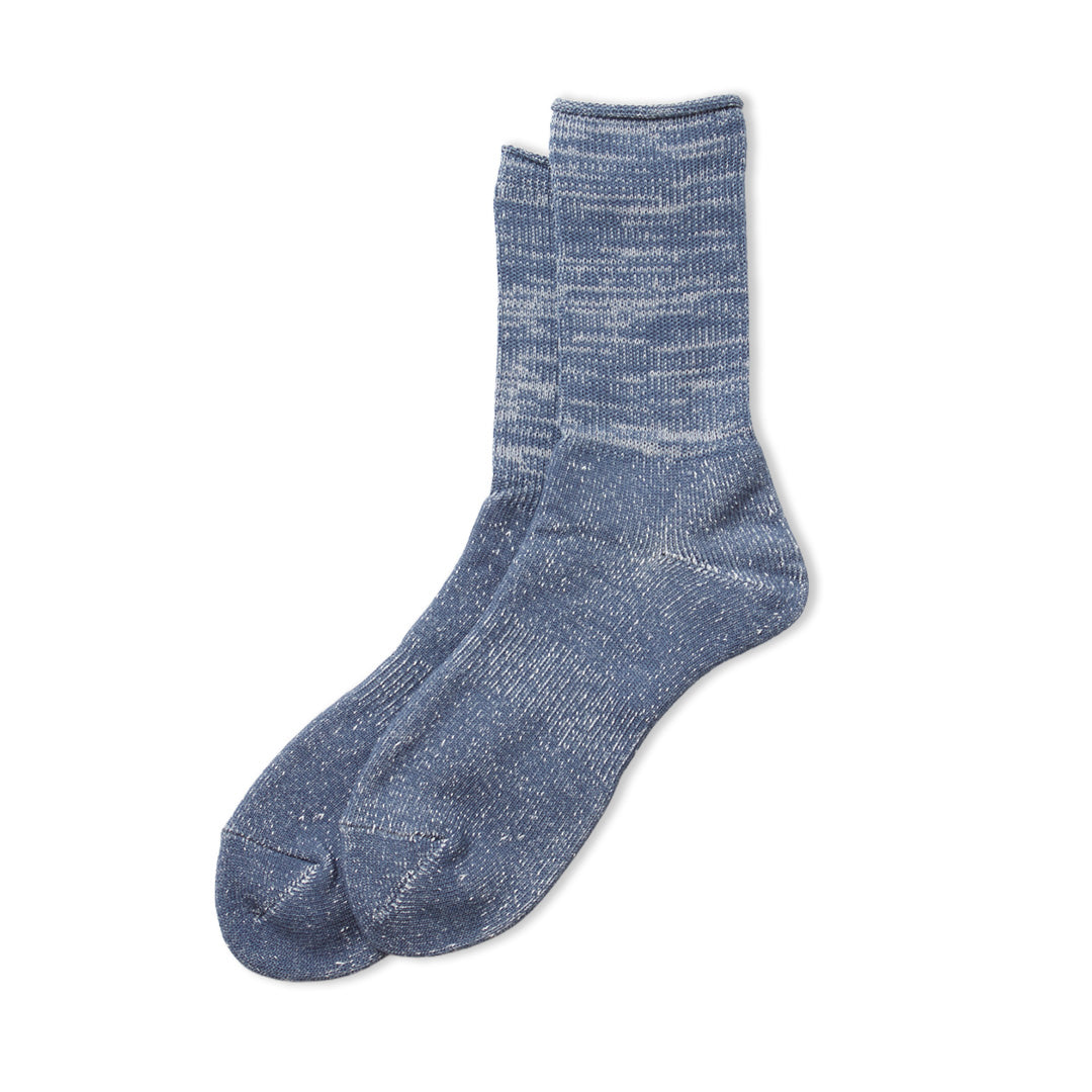 ROTOTO | Washi Pile Crew Socks - Slate Blue
