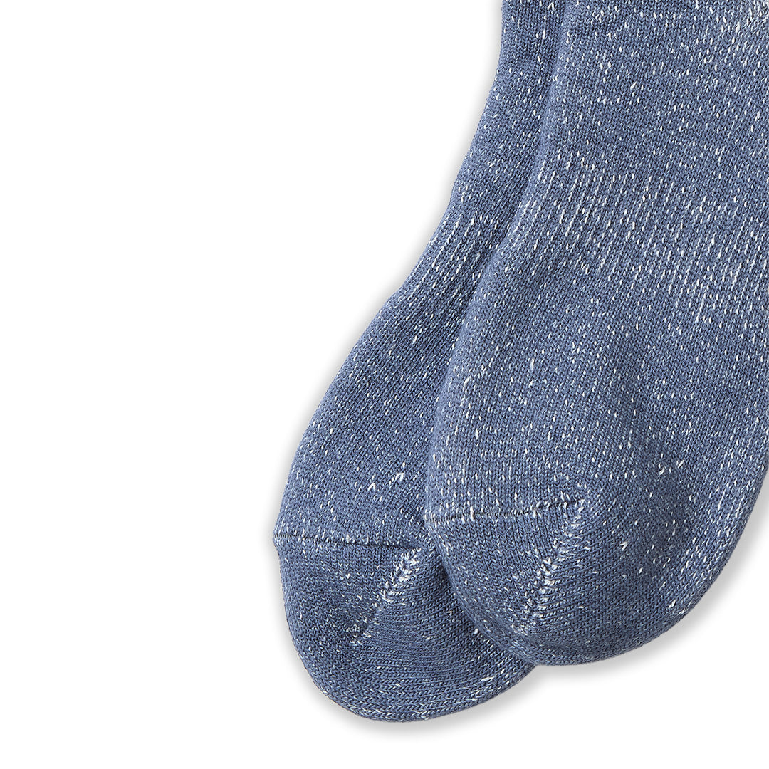 ROTOTO | Washi Pile Crew Socks - Slate Blue
