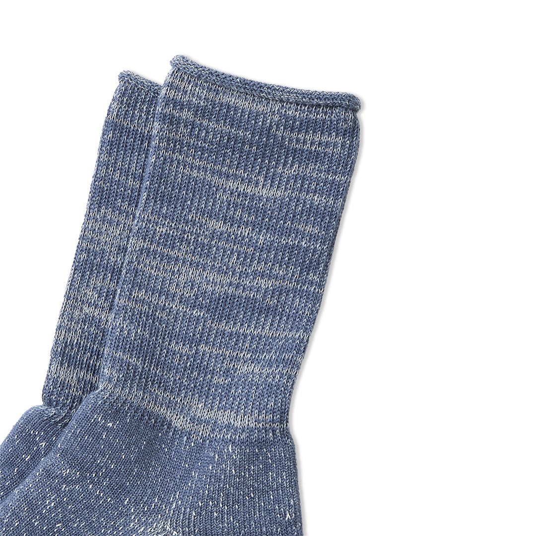 ROTOTO | Washi Pile Crew Socks - Slate Blue