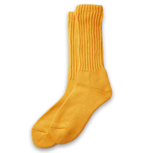 ROTOTO | Loose Pile Crew Socks Yellow