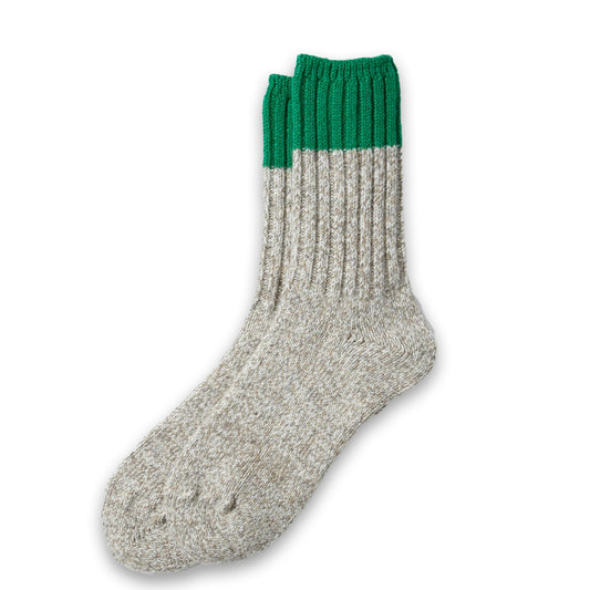 ROTOTО | Merino Wool Ragg Socks Green