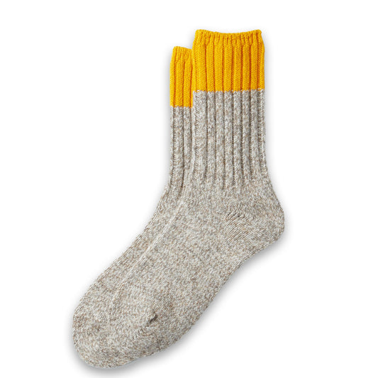 ROTOTO | Merino Wool Ragg Socks Yellow