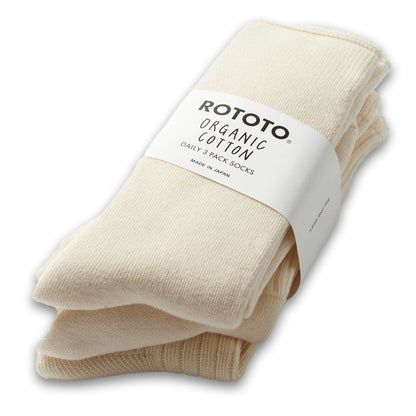 ROTOTO Coarse Ribbed Ecru