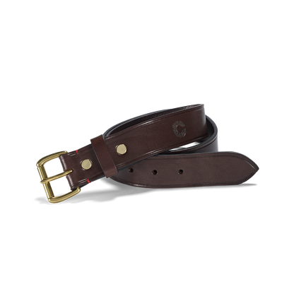 CROOTS | Rover Belt Vintage Leather Dark Brown
