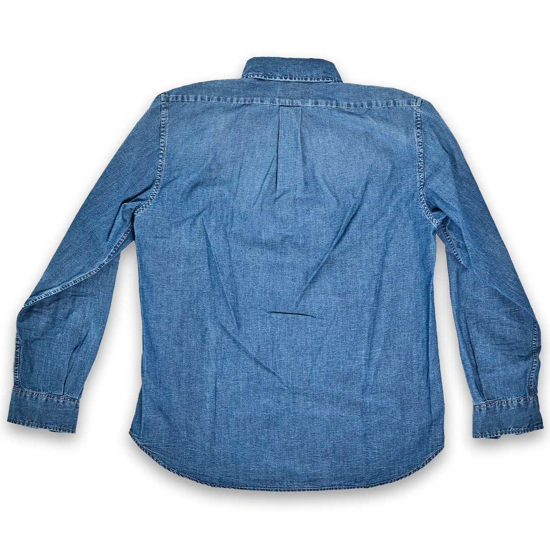Tellason | Button Down Shirt Chambray Light Blue