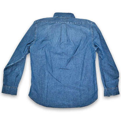 Tellason | Button Down Shirt Chambray Light Blue