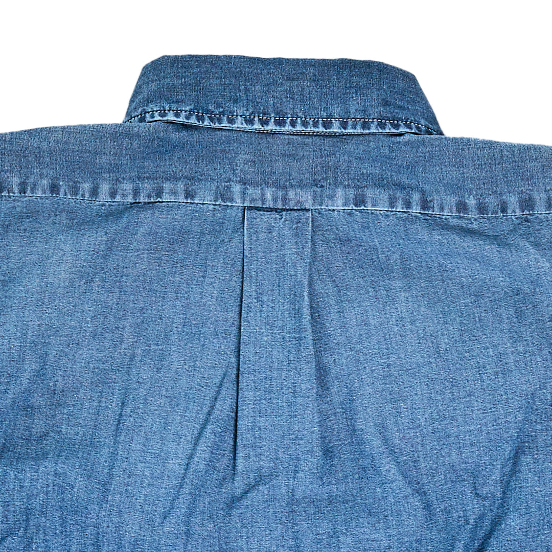 Tellason | Button Down Shirt Chambray Light Blue