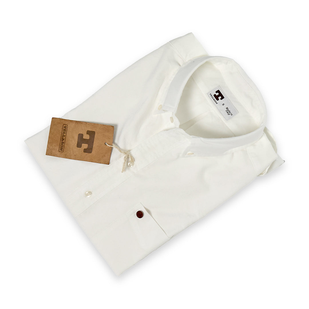 Tellason | Button Down Shirt Oxford White