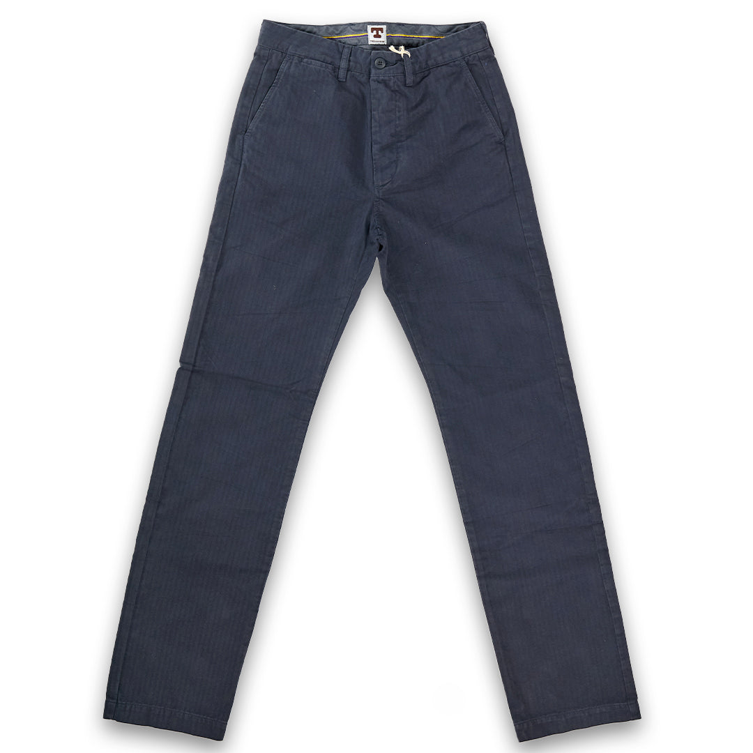 Tellason | Chino Pant Herringbone Twill Dark Navy
