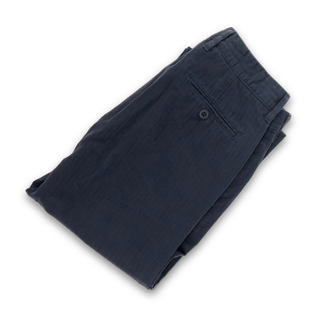 Tellason | Chino Pant Herringbone Twill Dark Navy