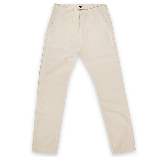 Tellason | Fatigue Pant Cotton Sateen Ecru